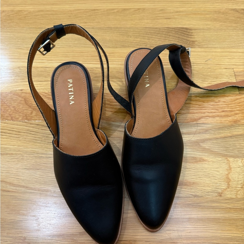Portland Leather Black Women's Flats